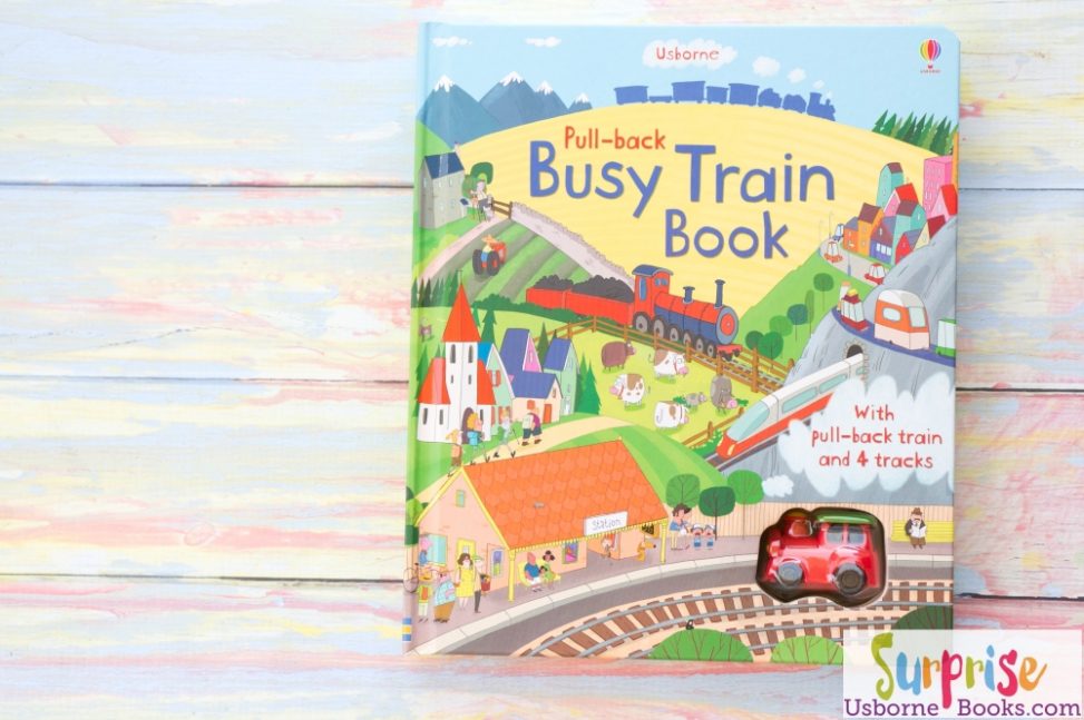 Pull-Back Busy Train Book - Busy Train Book Pull Back - Surprise Us Books