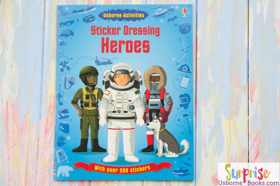 Sticker Dressing Heroes - Sticker Dressing Heroes - Surprise Usborne Books & More