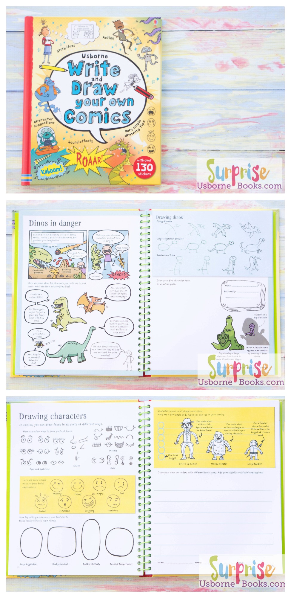 Write and Draw Your Own Comics - Surprise Usborne Books